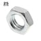 Prime-Line Hex Jam Nuts, 7/16 in.-14, A563 Grade A Zinc Plated Steel (25 Pack) 9075902 - alternate 2